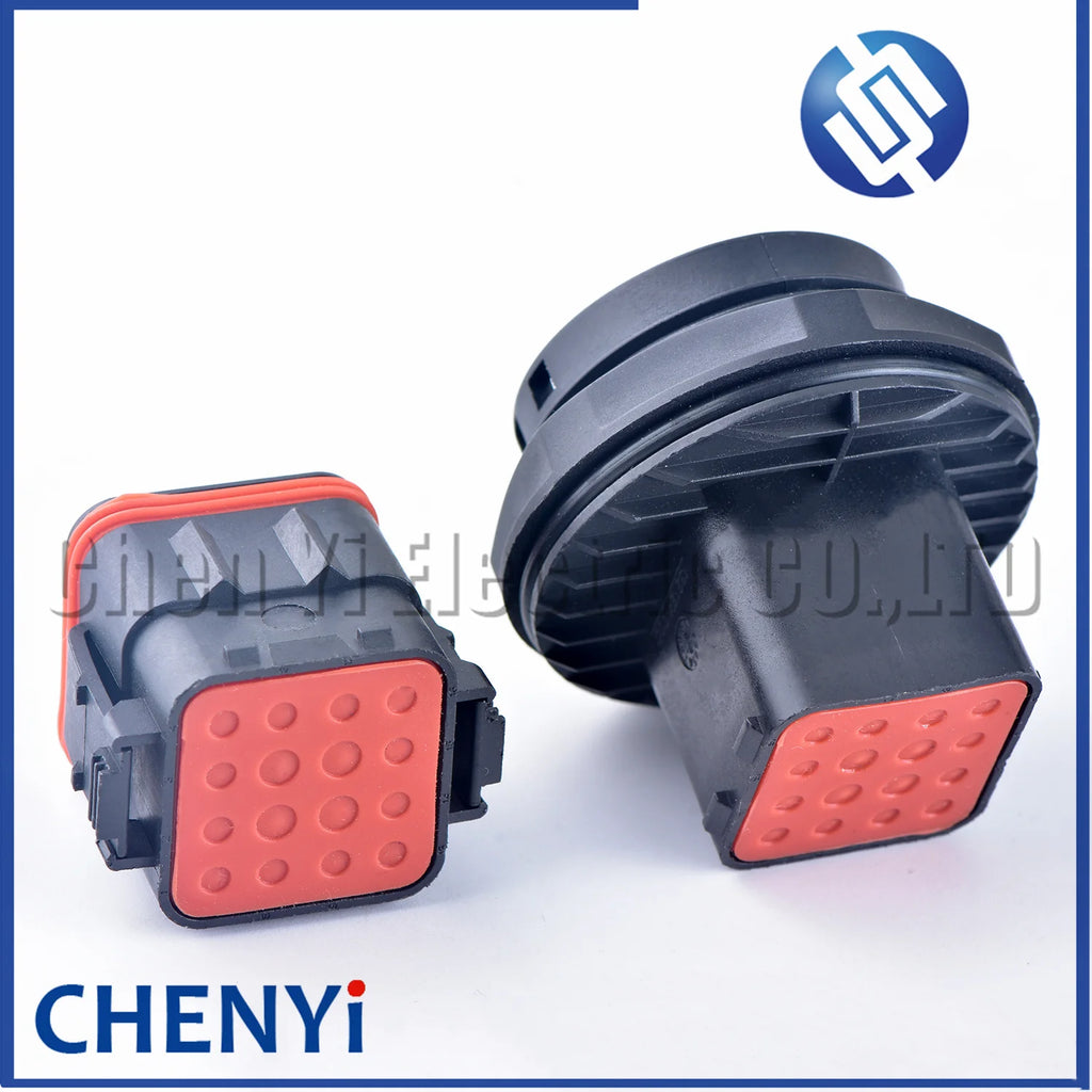 16 Pin (4B+12S) Male Female Waterproof Automobile Connector Electronic Plug 132124-001 132124-000 With Pins