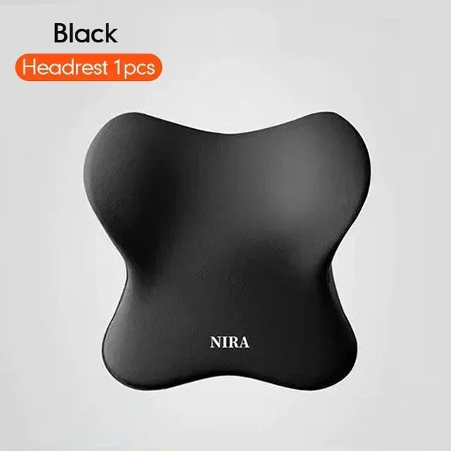 Car Seat Back Very Comfortable Memory, Support Soft and Comfortable Neck Headrest, Car Seat Back Cushion, Waist Cushion Amagi