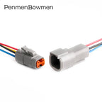 1 Set 2 3 4 6 8 12 Pin Deutsch DTM Car Electrical Cable Connectors Female Male DTM06 2 3 4 6 8 12S DTM04 Plug Wire Harness