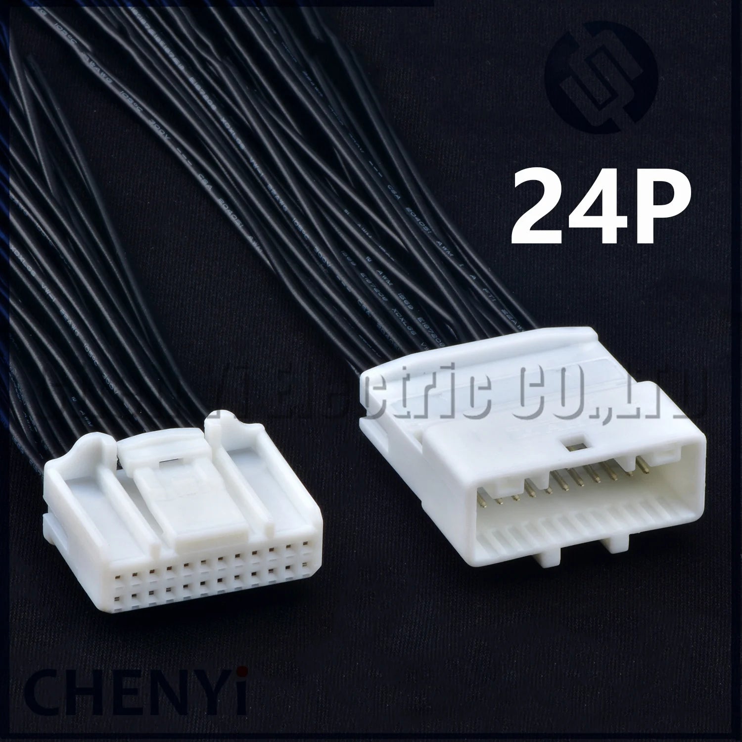 24 Pin Automotive Audio Navigation host Connector Socket Wire harness Plug 1473413-1 1376103-1 1318917-1 For Toyota Nissan Buick