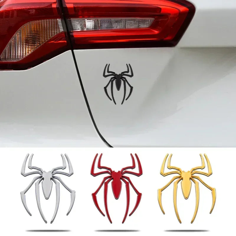 Car Universal 3D Metal Three-dimensional Car Stickers Spider Auto Emblem Decal Car Styling Decoration Auto Exterior Amagi