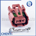 2 Pin auto connector front bumper radar probe fog lamp turn signal stoplight plug 15492200 13547918 For Ford Jeep Chevrolet