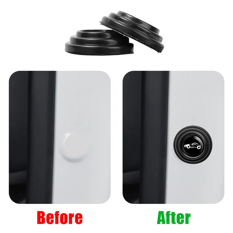 50/1PCS Car Door Shock Absorber Silicone Pads Universal Anti Shock Pad Car Door Protector Stickers Anti Collision Gasket Buffer