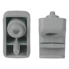 2Pcs Sun Visor Holder Mount 735478275 7355399311 For Fiat Grande Punto Grey Car Sun Visor Hanger Clips Holder