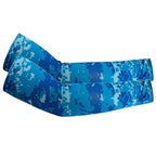 Camouflage Ice Silk Sleeve Cover Men Women Sun Protection Windproof Arm Sleeves Oversleeve for Outdoor Fishing camping Cycling