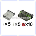 Delphi 5Pin Connector Waterproof 2.8mm Male Female Connector Auto Wire Harness Cable Socket for Buick 1218-6400 12084891