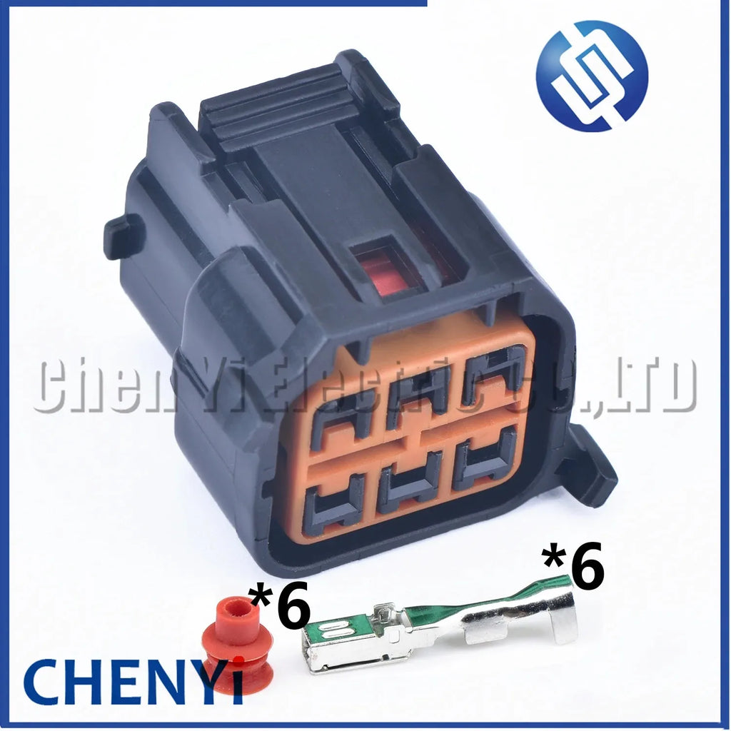 6 Pin Auto waterproof housing plug wiring cable Car headlight connector Light Lamp Plug HP066-06021 for Hyundai Elantra K3 K5