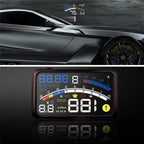 Digital HUD Speedometer Performance LCD Display HUD Display Car General OBD2 Driving Computer Car Speed Reflective Car Display