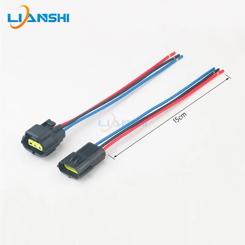 174357-2/174359-2 High quality air inlet pressure sensor waterproof plug 3-hole connector sheath terminal DJ70316Y-1.8-11/21