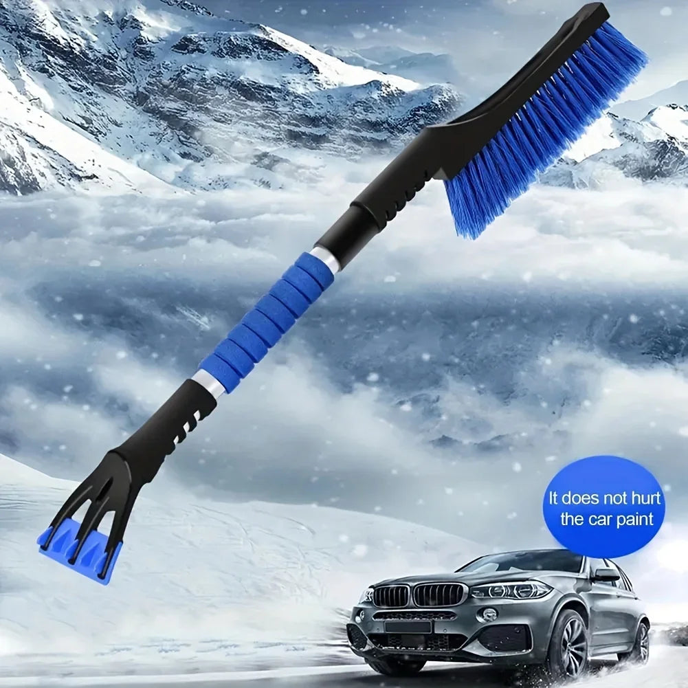 Snow Brush with Wider Ice Scraper Snow Removal Tool Car Brush with Ergonomic Comfortable Foam Grip for Cars Amagi