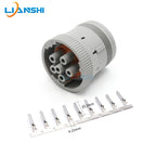 HD16-6-96S waterproof connector, 6-hole male and female for heavy-duty wire harness plug, HD10-6-96P