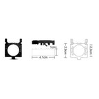 2 Pcs H7 LED Headlight Bulb Holders Adapters Socket Retainer Headlamp Mount Stand For Ford For Focus For Fiesta