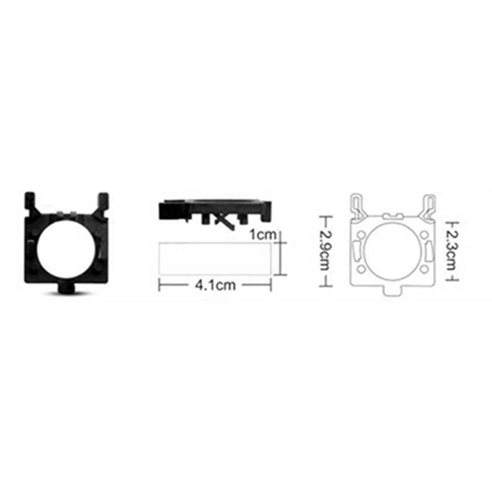 2 Pcs H7 LED Headlight Bulb Holders Adapters Socket Retainer Headlamp Mount Stand For Ford For Focus For Fiesta
