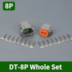 5/10/100 Sets Deutsch DT Series Waterproof Connector DT04-2P DT06-2S Male Female Docking Harness Plug 2P 3P 4P 6P 8P 12P Socket