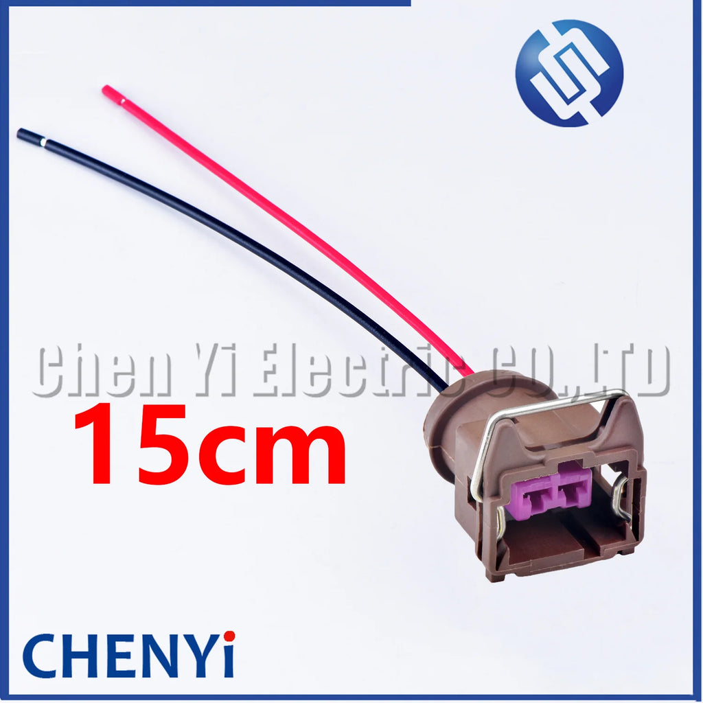 2 Pin Auto Fuel injector connector Car horn Speaker plug 144473-5 144473-6 144473-7 144473-8 For PEUGEOT CITROEN Geely Chang'an