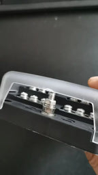 Fuse Box 6 Way Blade Fuse Block Holder Waterproof M5 Stud With LED Indicator Light For Auto Car Boat Turck Marine 12V 32V Amagi