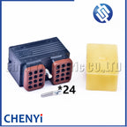 24 Pin male or female Car waterproof connector plug socket DRC12-24PA DRC12-24P DRC16-24S DRC16-24SA With pins For DEUTSCH