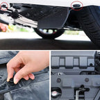 8mm Auto Fasteners Rivets Clips for Nissan Automotive Fastener Clips Body Push Retainer Bumper Trim Retainer Fastener 100/10Pcs
