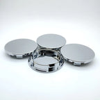 4pcs 70mm Car Black / Silver Universal Car Wheel Hub Center Cap Cover Wheel Hub Center Badges Fit For RM Rims Type