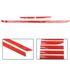 7Pcs Car Reflective Warn Strip Tape Bumper Safety Stickers Car Safety Mark Reflective Strip Car Trim Accessories