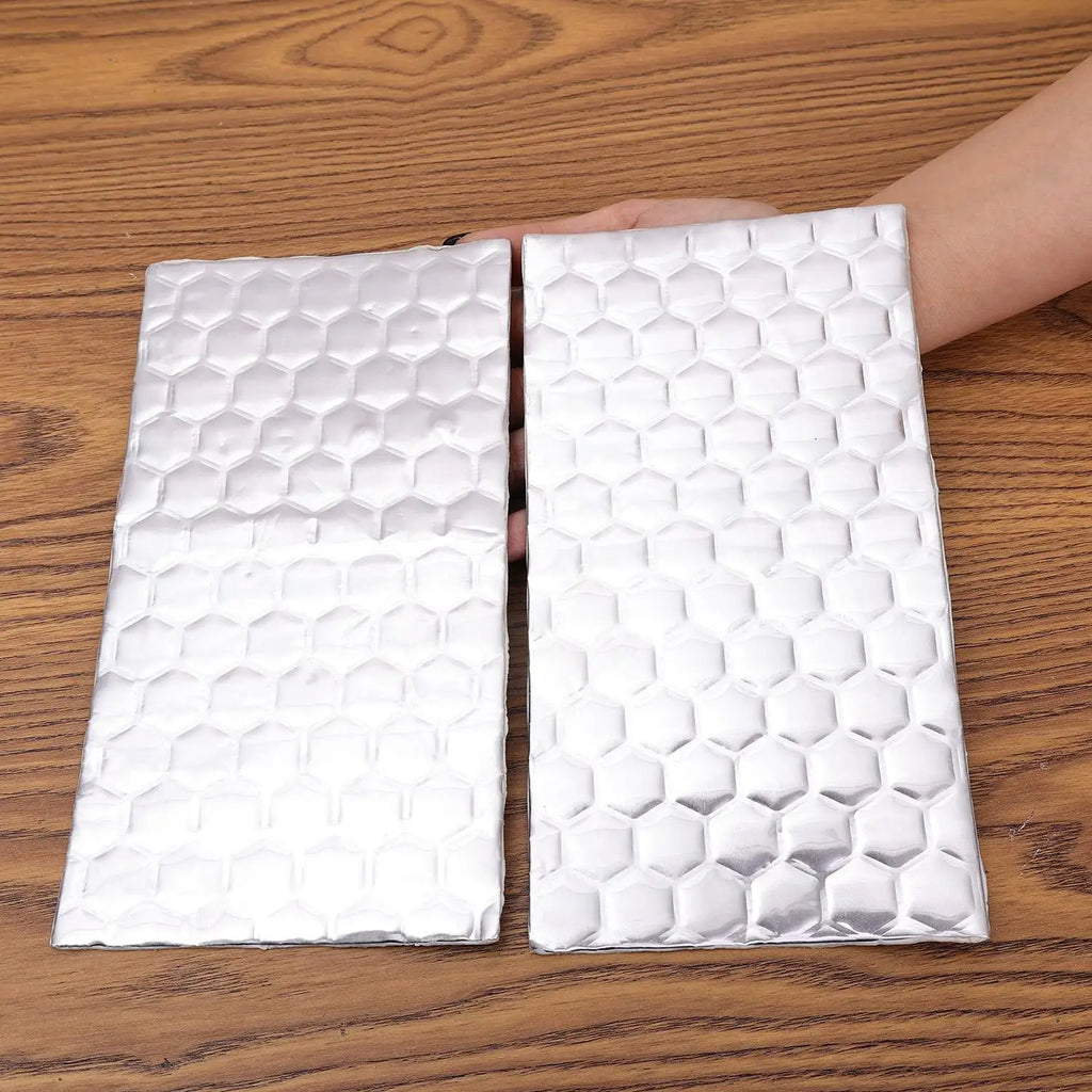 Car Soundproofing Mat Closed Cell Foam Shock Absorption for Thermal Noise Insulation Car Hood 25X18CM Rv Camper Insulation Mat