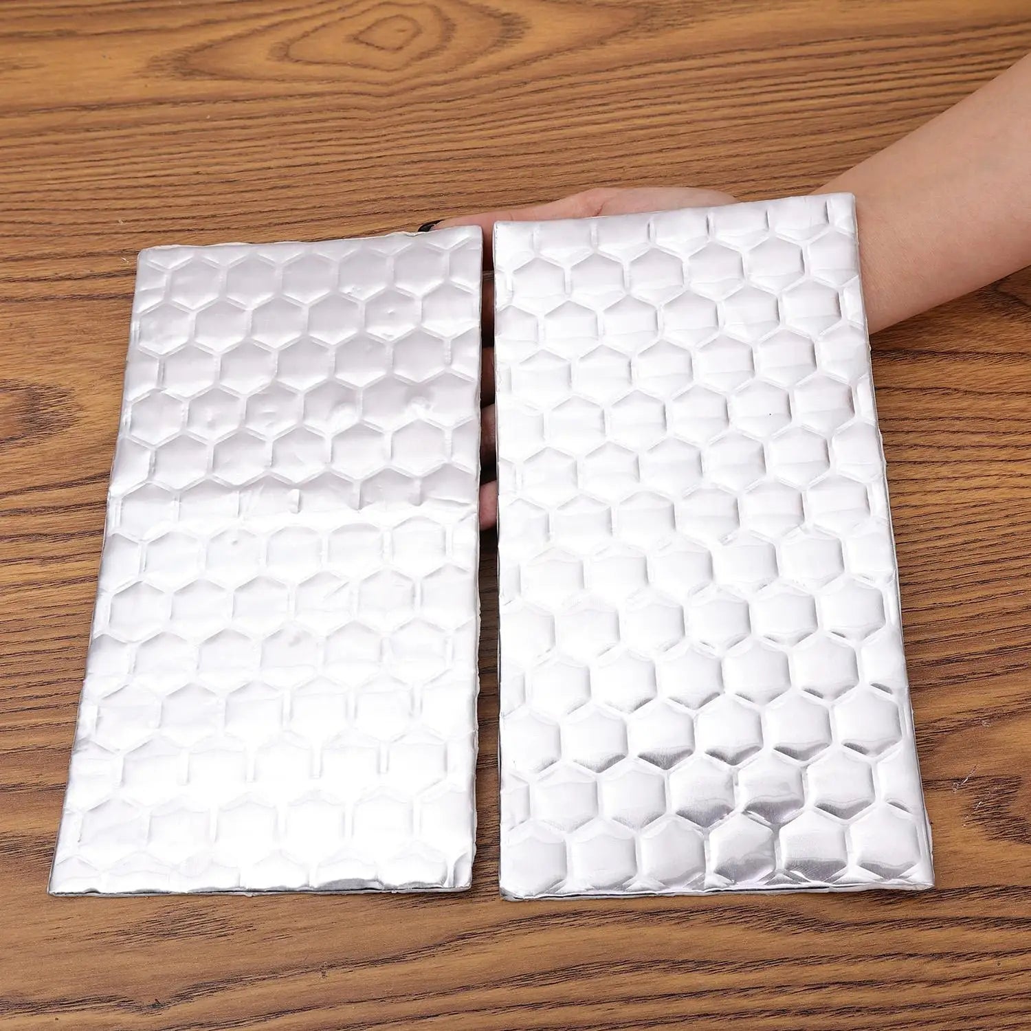 Car Soundproofing Mat Closed Cell Foam Shock Absorption for Thermal Noise Insulation Car Hood 25X18CM Rv Camper Insulation Mat