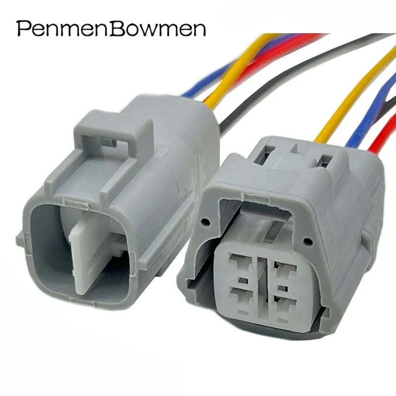 1 Set 4 Pin Car Oxygen Sensor Electrical Cable Connectors Female Male Wire Harness Plug 6188-0066 6189-0126 For Suzuki Toyota