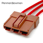 1 Set 3 Pin Auto 7.8mm HD High Current Electrical Cable Connectors Female Wire Harness Plug 6098-0208 6098-0210