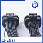 34 Pin/Way Female or male Auto Oil Gas Connector ECU Straight PCB Plug With 30cm Wire Harness Pigtail 4-1437290-0 4-1437290-1