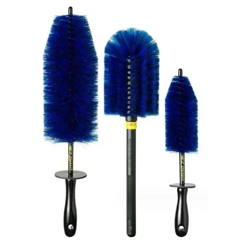 Car Wheel Multifunction Cleaning Brush Long Soft Handle Rim Hub Microfiber Brush Tire Detail Brush Auto Motorcycle Washing Amagi