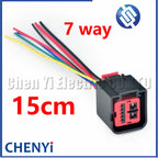 7 Pin Automotive waterproof connector Car window regulator motor harness plug 1732140-1 1732140-8 1732116-1 For Ford Buick