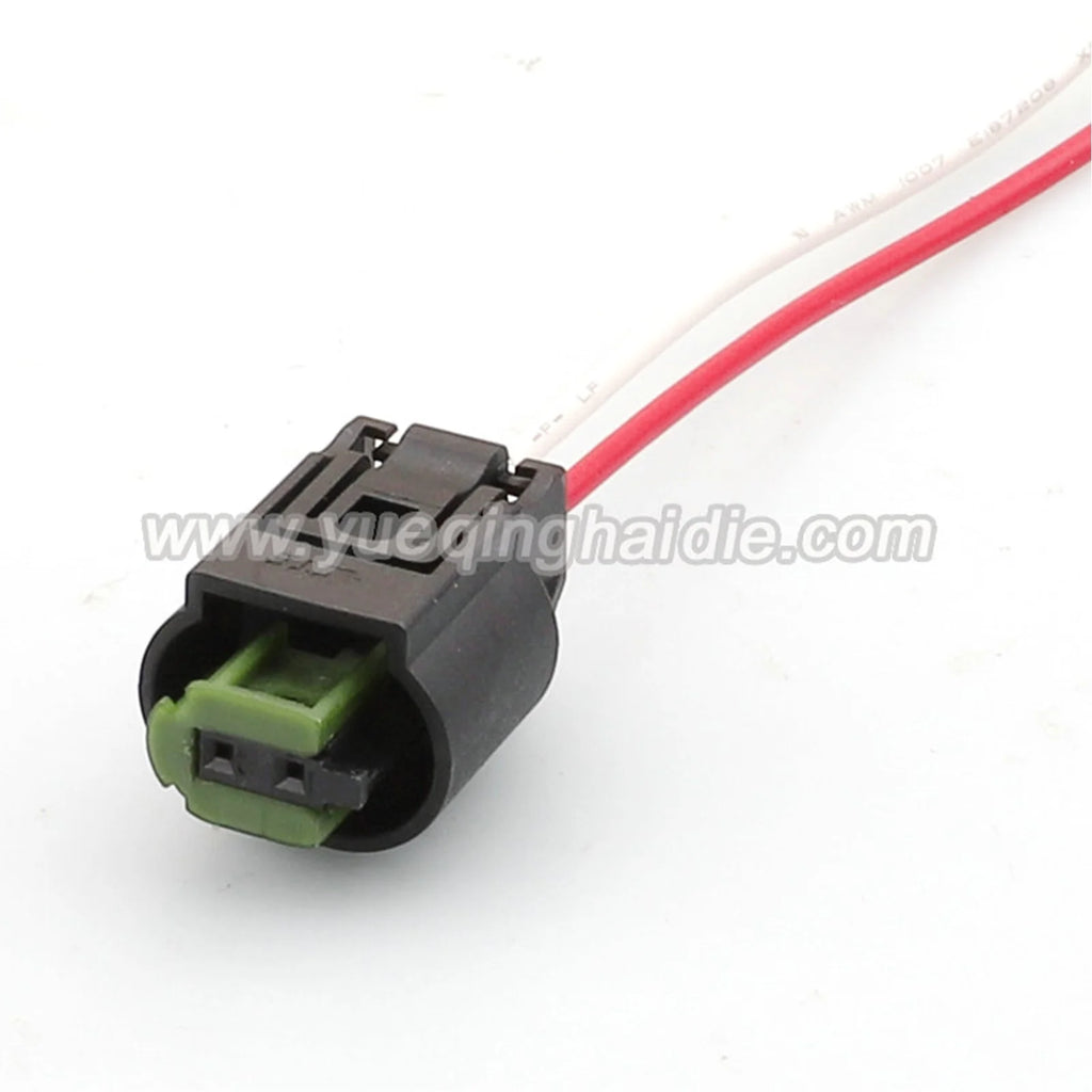 2 Pin Waterproof 0.6mm auto Male Female Connector Air Temp Sensor Reverse Radar Sensor ABS Plug With Wire 7-967570-4 968405-1