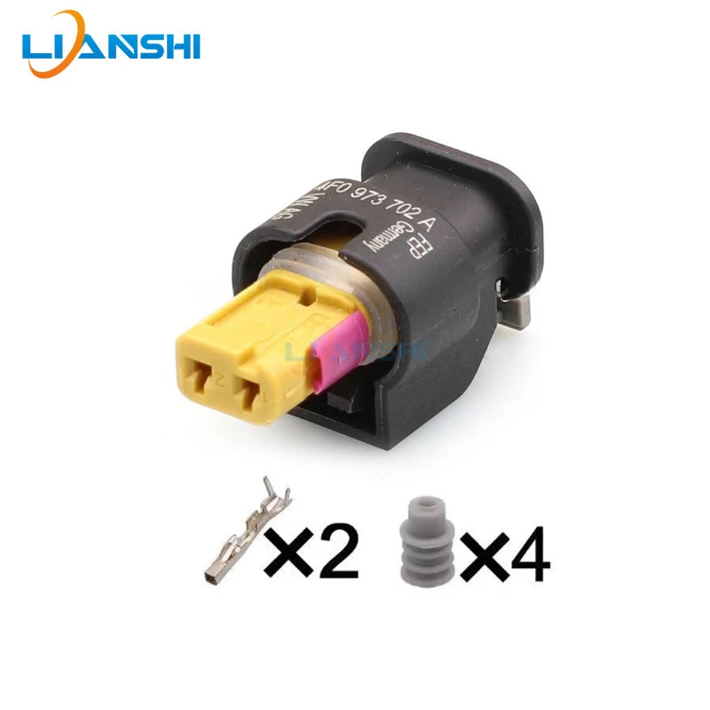 DJ7023F-1.2-21 is suitable for Volkswagen/Audi camshaft solenoid valve wiring harness plug 4F0973702A