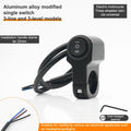 Motorcycle Headlight Switch Spotlight Fog Light Button Retro Moto Pit Dirt Bike Motorbike Accessories ATV Three Speed Adjustment