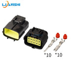 10-hole waterproof connector 174657-2 Connector 174655-2 for excavator display monitor instrument plug DJ71016Y-1.8-11/21