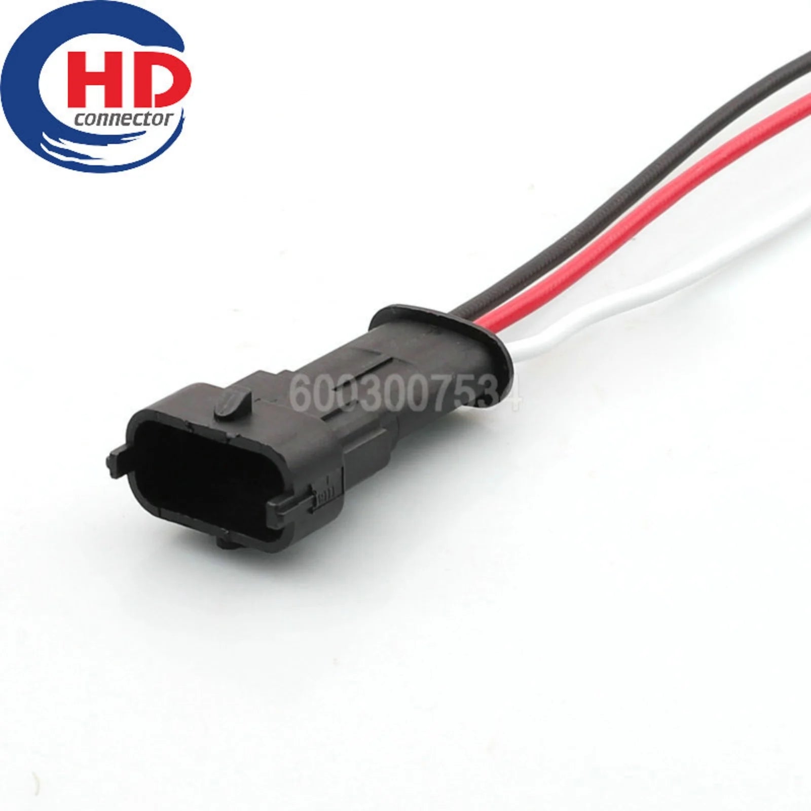 3 Pin Waterproof 3.5mm Male Automotive Connector Car Fuel Pressure Plug For Bosch Wire Connector Electrical Connector