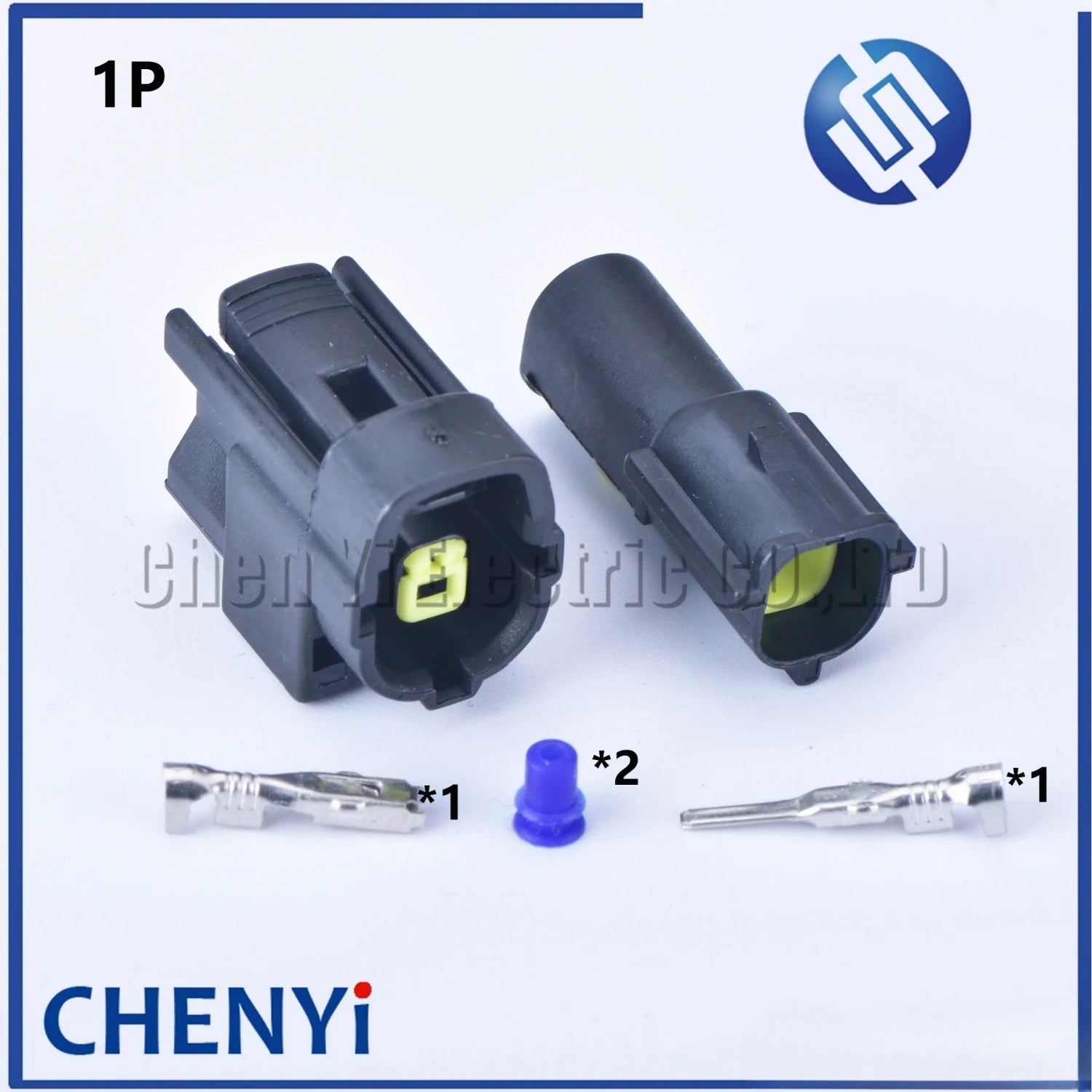 1 pin way male or female waterproof wire connector auto electrical plug conector 174879-2 174877-2