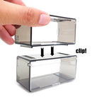 1Pcs Transparent Dustproof Stackable Storage Box Without Car Diecast Model Car Display Box Children Alloy Car Model Storage Box