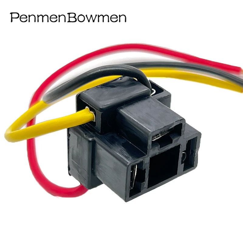1 Set 3 Pin Car Headlight High Power Electrical Cable Connectors Female Wire Harness Plug