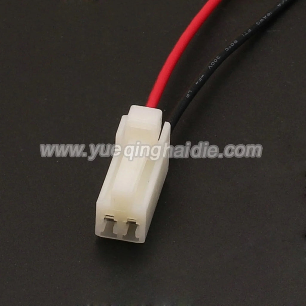 2 PIN Automotive Electric Plug Unsealed Plastic Wiring Cable Female Connector