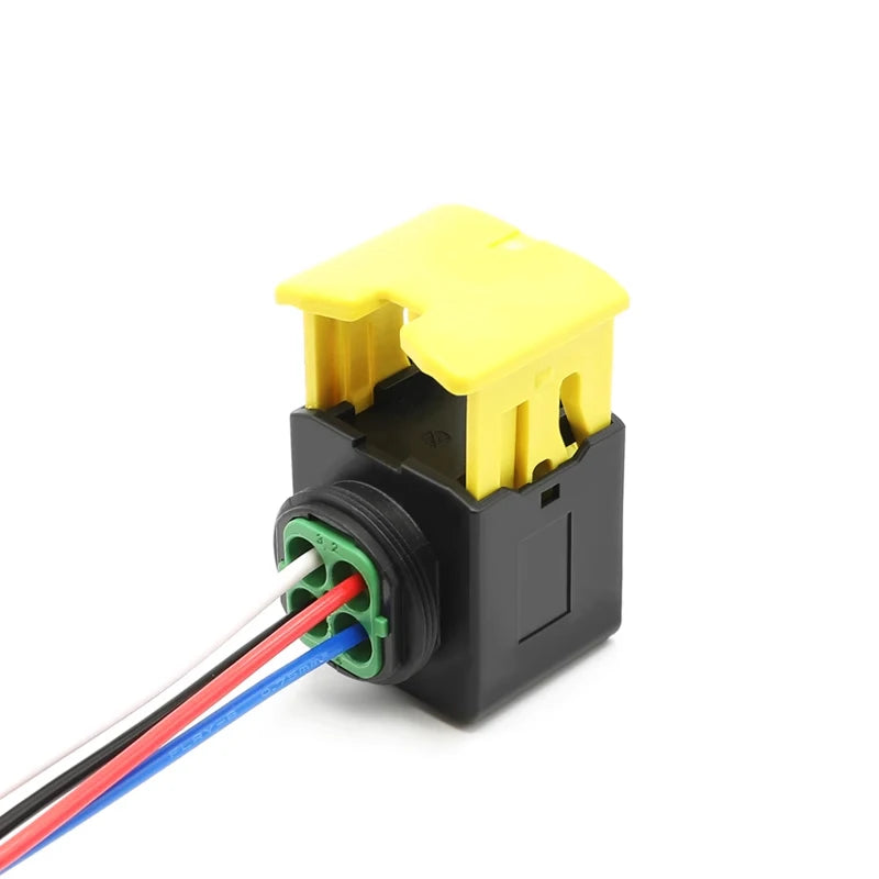 4-hole new energy vehicle connector 1-1418390-1 Wiring harness plug waterproof sheath fixed buckle 2-1418390-1 1-1703808-1