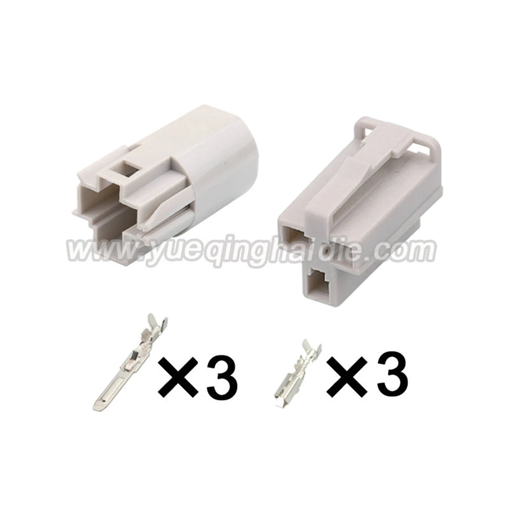 3 Pin Connectors Unsealed 2.8mm Male Female Connector Automotive Wiring Harness Cable Plug for Car Ford Mazda BYD Tesla 12176836