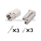 3 Pin Connectors Unsealed 2.8mm Male Female Connector Automotive Wiring Harness Cable Plug for Car Ford Mazda BYD Tesla 12176836