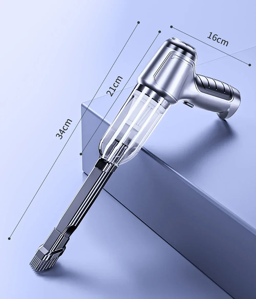 Car Vacuum Cleaner Strong Suction Cleaning Mini Machine Wireless Portable Handhled Blower Machine Air Duster for Home Appliances