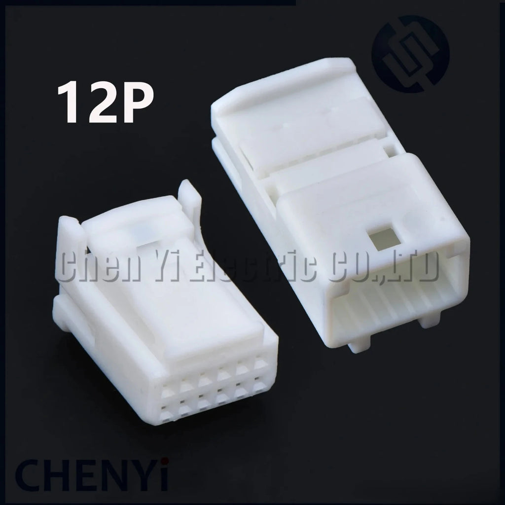 12 Pin auto connector car wiring housing connector vehicle central control cable socket 1318774-1 90980-12552 For Toyota Nissan