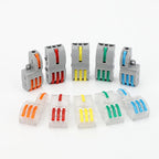 10/1000PCS Mini Fast Wire Connector Universal Wiring Cable Connector Push-in Conductor Terminal PCT-222/224 SPL-42/62 SPL-2/3/1