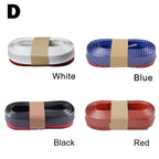 Car Front Bumper Protection Tool Carbon Fiber Strong Adhesive Rubber Universal Front Edge Anti-scratch Protector Amagi