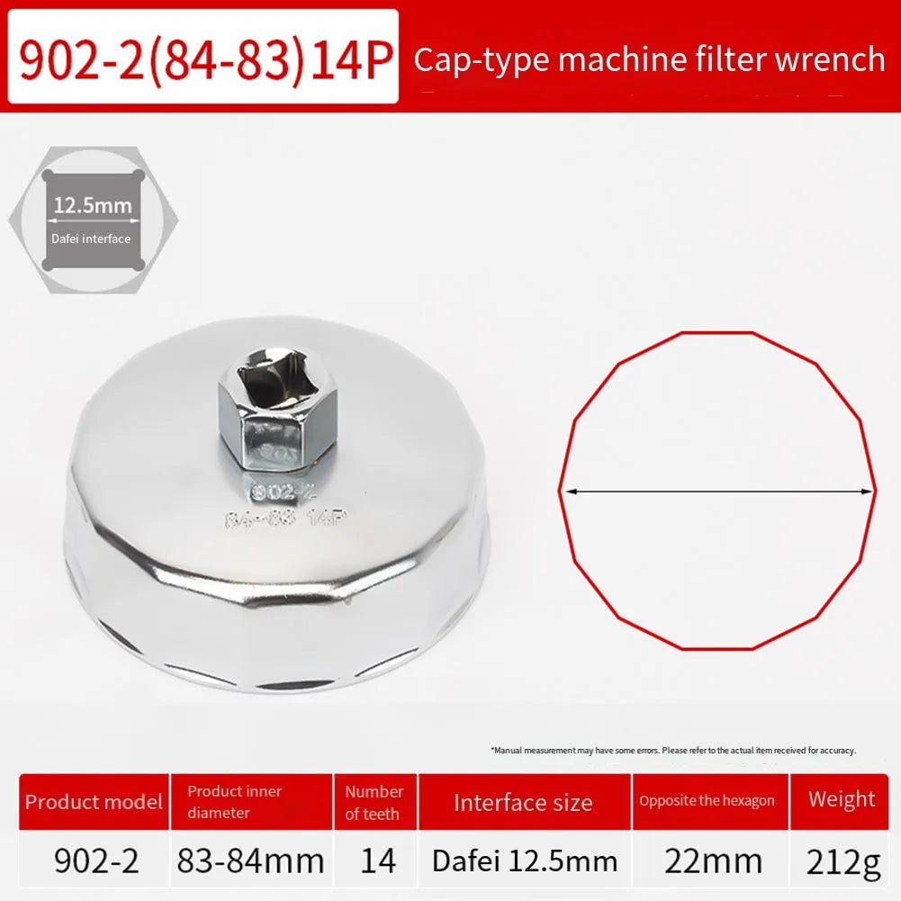1PC Wrench Auto Tool End Cap Oil Filter Wrench Auto Hand Tools Remover Tool Socket Wrench Remover Car Accessories