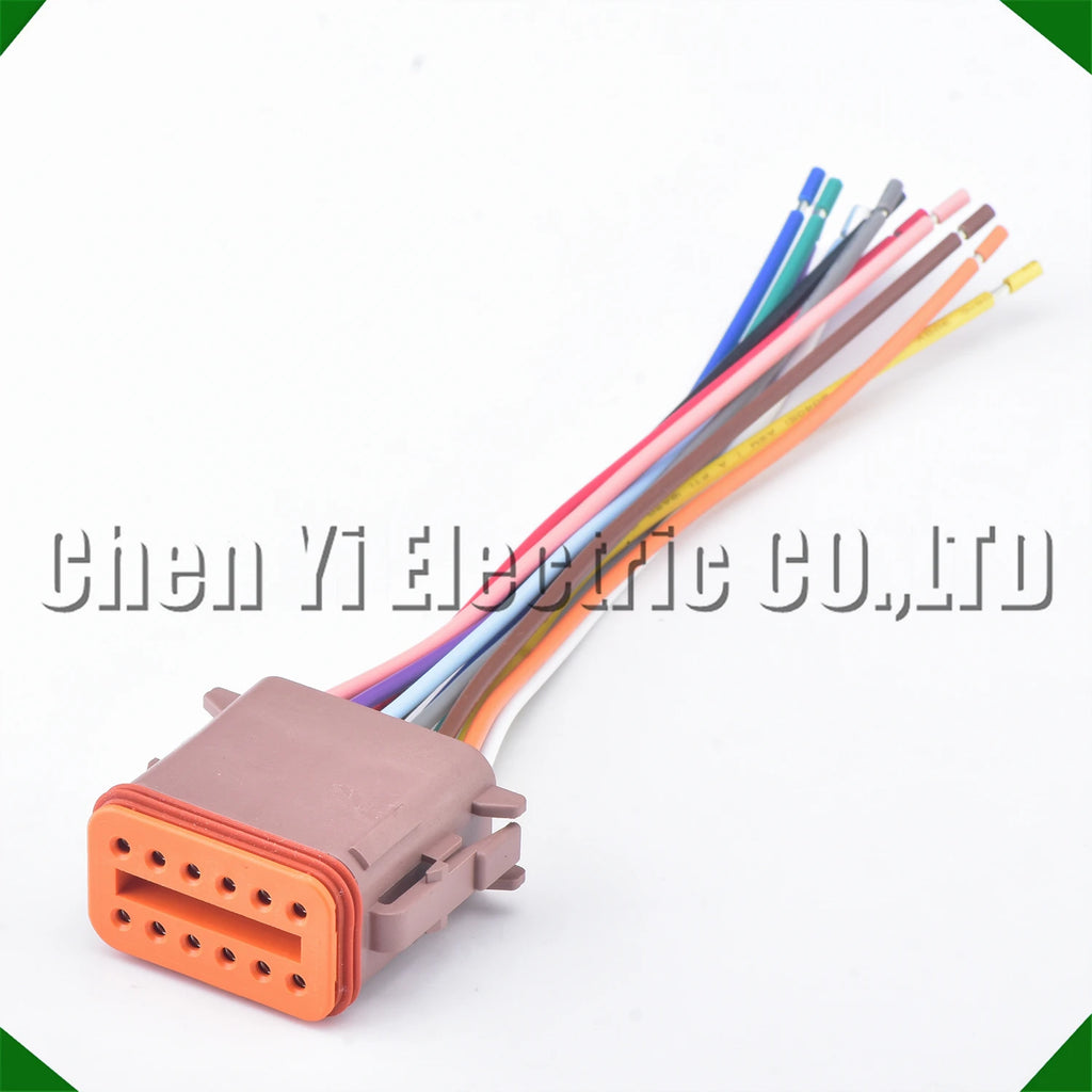 12 Pin Waterproof Connector Plug DT06-12SA DT04-12PA DT06-12SB DT04-12PB DT06-12SC DT04...