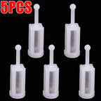 5-30PCS Car Paint Spray Gun Filter Anti Clogging Paint Feed Nozzle Replaceable Nylon Fine Mesh Filters for Automotive Detailing